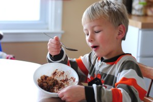strawberry and cchip baked oatmeal