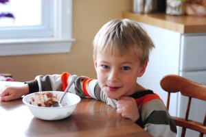 strawberry and cchip baked oatmeal