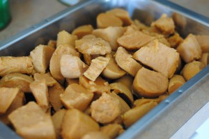 caramelized sweet potatoes