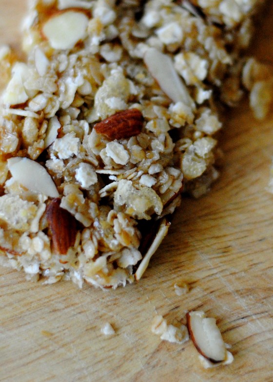 honey almond granola bars