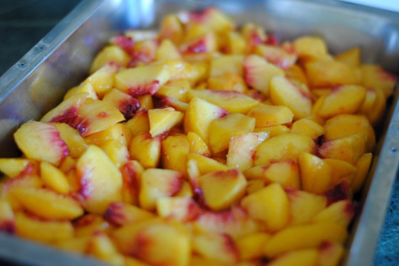 peach cobbler