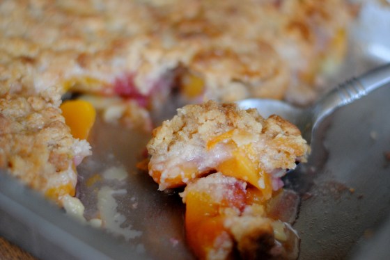peach cobbler