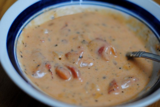 tomato basil parmesan soup