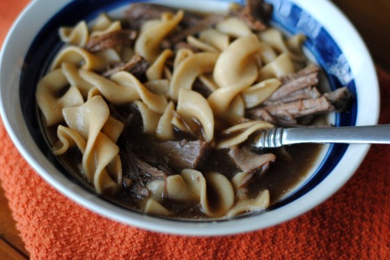 beef noodle soup