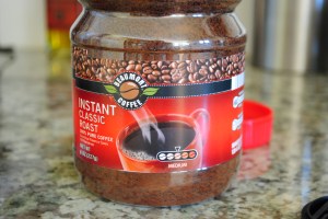 instant coffee