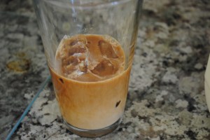 ice and coffee