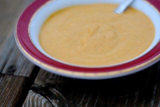 creamy pumpkin soup