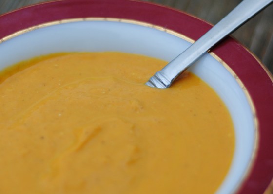 creamy pumpkin soup